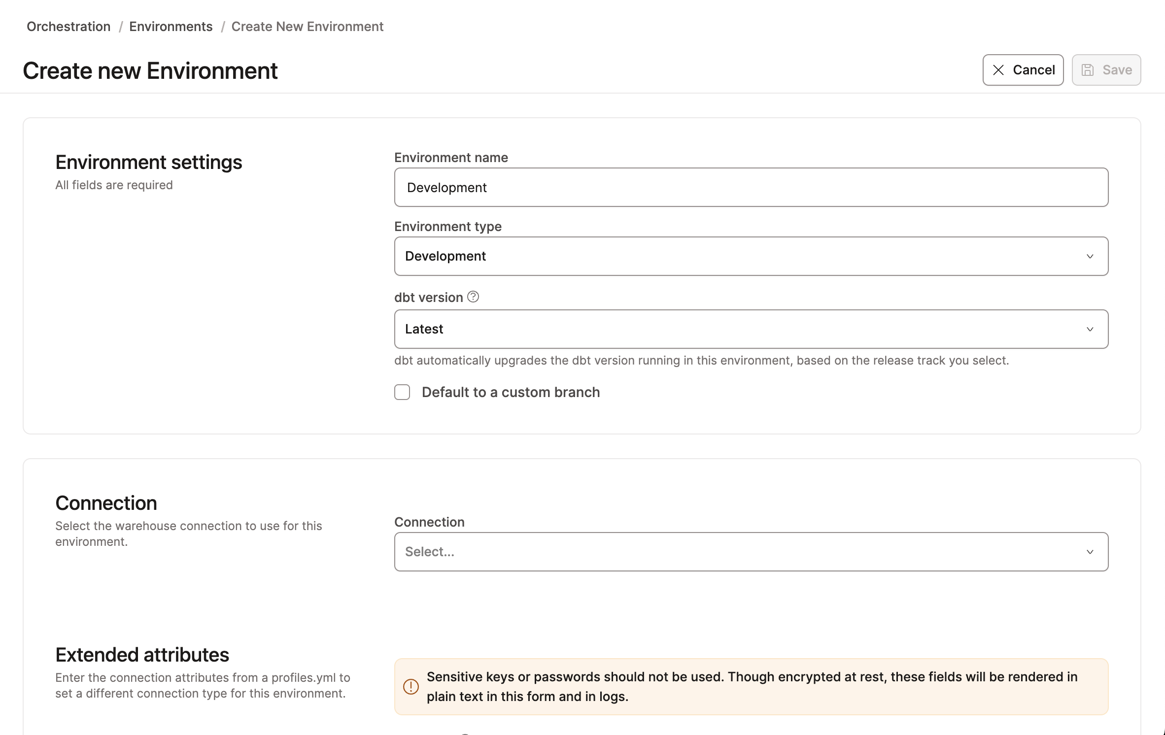 Creating a development environment